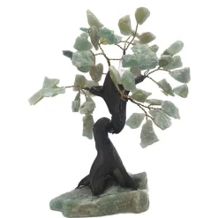 Gemstone Bonsai Tree, Large (Green Quartz)