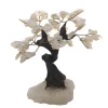 Gemstone Bonsai Tree, Large (White Quartz)
