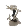 Gemstone Bonsai Tree, Small (White Quartz)
