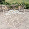 Geneva Stone Mosaic Folding Bistro Set
