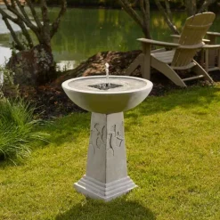 Gingko IntelliSOLAR Birdbath with Remote