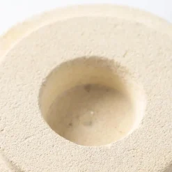 Glass and Sandstone Tealight Holders, Set of 3