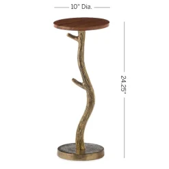 Gold Branch Drink Table