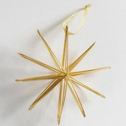 Gold Star Ornament, 8