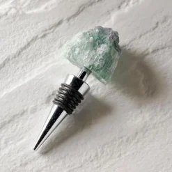 Green Fluorite Wine Stopper