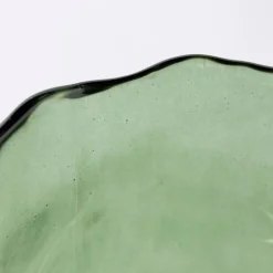Green Glass Hurricane with Squirrel, 6