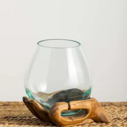 Gyan Carved Hand Vase