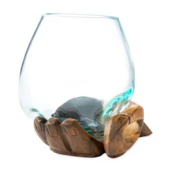 Gyan Carved Hand Vase