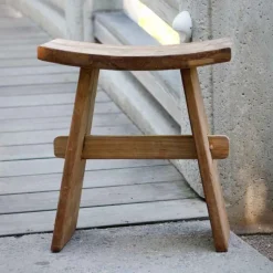 Habini Japanese Teak Stool