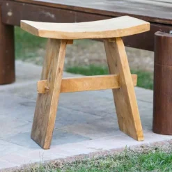 Habini Japanese Teak Stool