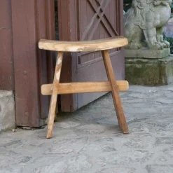 Habini Japanese Teak Stool