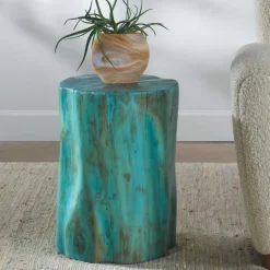 Habitat Accent Stool, Blue