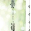 Handcrafted Fish Rain Chain - Blue