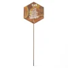 Handcrafted Flamed Copper Herb Stake - Dill