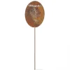 Handcrafted Flamed Copper Herb Stake - Oregano