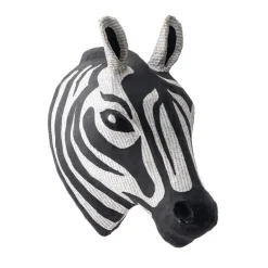 Handcrafted Haitian Artisan Paper Mache Zebra Head