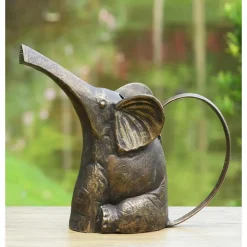 Handcrafted Recycled Aluminum Elephant Watering Can