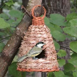 Hanging Hive-Style Roosting Pocket Birdhouse