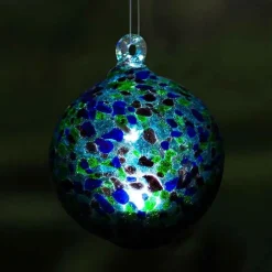 Hanging Solar Orb Light - Blue
