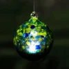 Hanging Solar Orb Light - Green