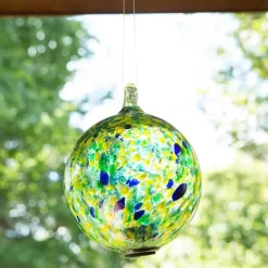 Hanging Solar Orb Light - Green