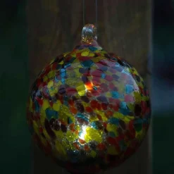 Hanging Solar Orb Light - Yellow