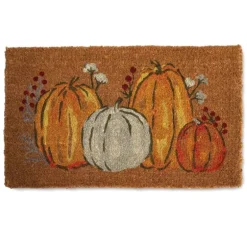 Harvest Pumpkins Coir Mat, 30 x 18