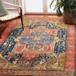 Heriz Indoor/Outdoor Rug Brick Red