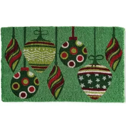 Holiday Ornaments Coir Mat
