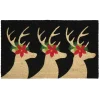 Holiday Reindeer Coir Doormat