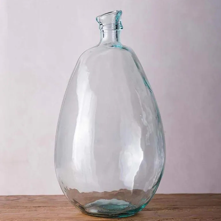 19"H Recycled Glass Balloon Vase