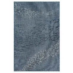 Indoor/ Outdoor Carmel School Of Fish Area Rug, 3 x 5 (navy)