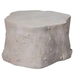 Indoor/ Outdoor Cast Log Coffee Table (stone)