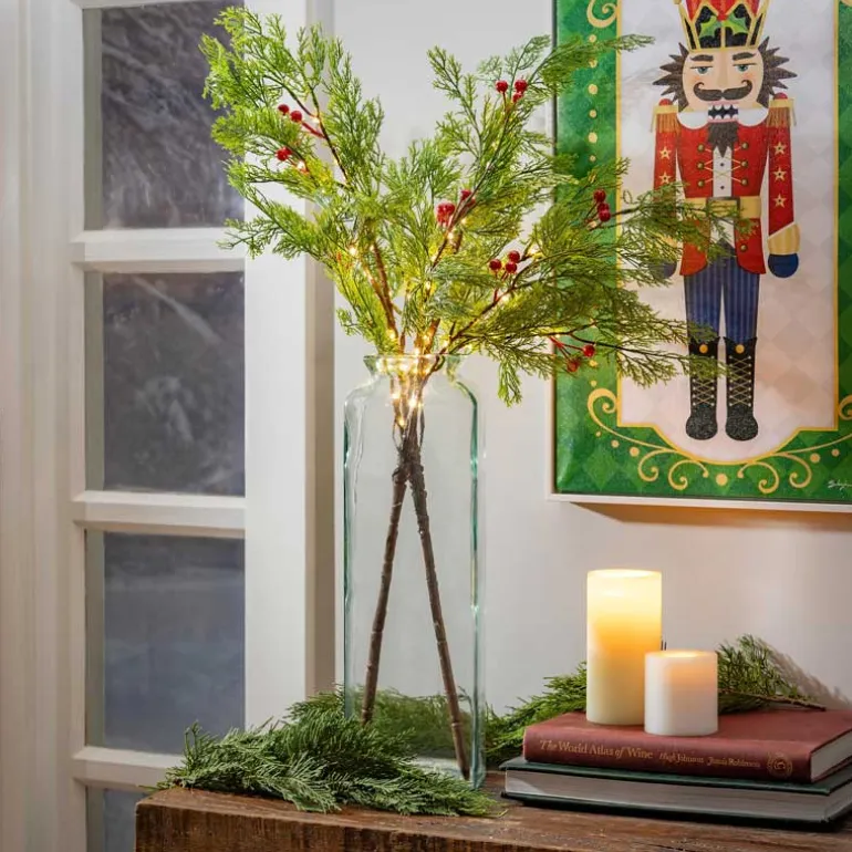 Indoor/Outdoor Cedar Branches (set of 2)