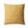 Indoor/Outdoor Colorful Pillow, 22" sq. - Yellow