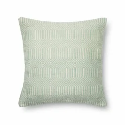 Indoor/Outdoor Colorful Pillow, 22" sq. - Aqua