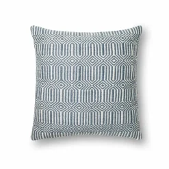 Indoor/Outdoor Colorful Pillow, 22" sq. - Blue