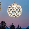 Indoor / Outdoor Dewdrop Pendant Lamp, 18"Dia. - Blue