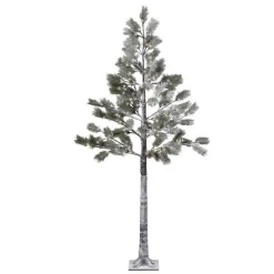 Indoor/Outdoor LED Snowy Pine Tree, 70"H