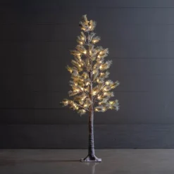 Indoor/Outdoor LED Snowy Pine Tree, 59"H