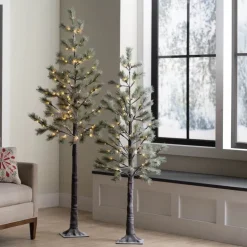 Indoor/Outdoor LED Snowy Pine Tree, 59