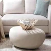 Indoor/ Outdoor River Stone Cast Coffee Table, Small (stone)