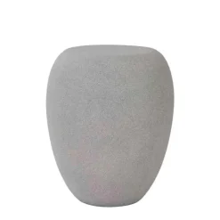 Indoor/ Outdoor River Stone Cast Side Table (granite)