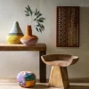 Kantha Sphere Throw Pillow