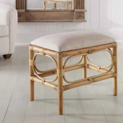 Laguna Rattan Small Bench (white)