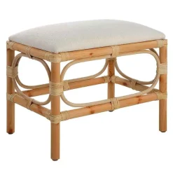 Laguna Rattan Small Bench (white)