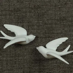 Large Ceramic Sparrows, Set of 2