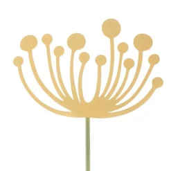 Laser-Cut Metal Wildflower Garden Stakes, Set of 5