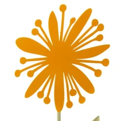 Laser-Cut Metal Wildflower Garden Stakes, Set of 5