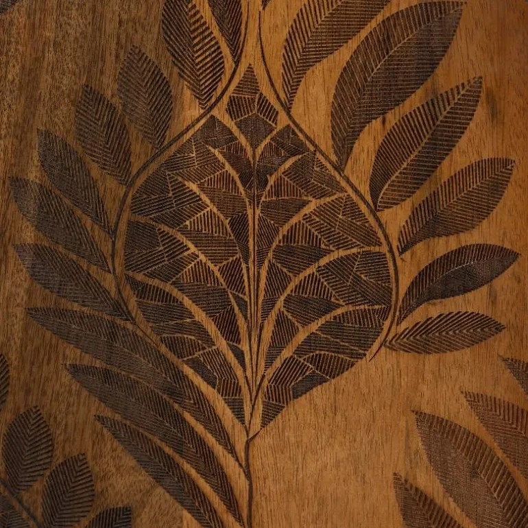 Laser Engraved Feather Cabinet